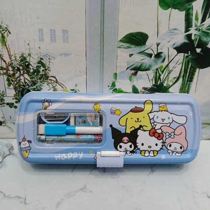 

8.8 Kotak Pensil Kaleng Ada Isi/Pencil Case Rantang