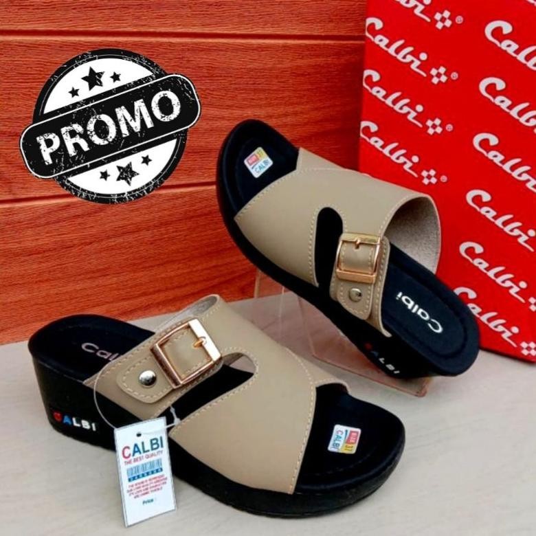 Buruan Beli Sandal Wanita Calbi Model Terbaru Korean Style/Sandal Wedges Terbaru Dan Terlaris/Sandal