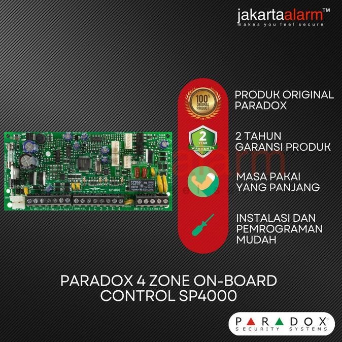 Alarm Control Panel 4 zone Paradox SP4000