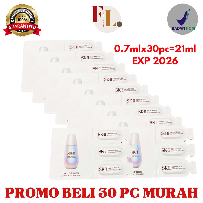 SKII SK-II SK2 SK II SK GENOPTICS ULTRAURA ULTRA AURA ESSENCE SERUM GLOWING WAJAH
