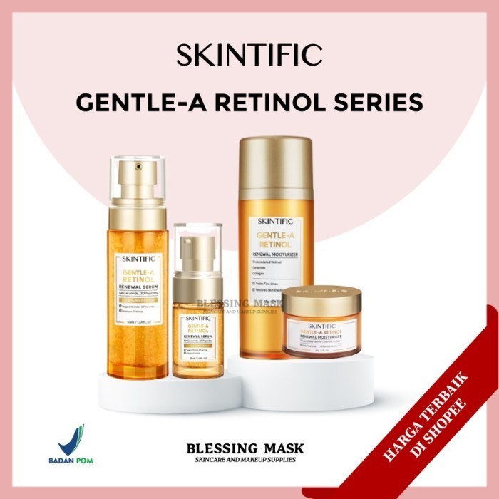 [BPOM] SKINTIFIC Gentle A Retinol Cream Renewal Moisturizer Retinol