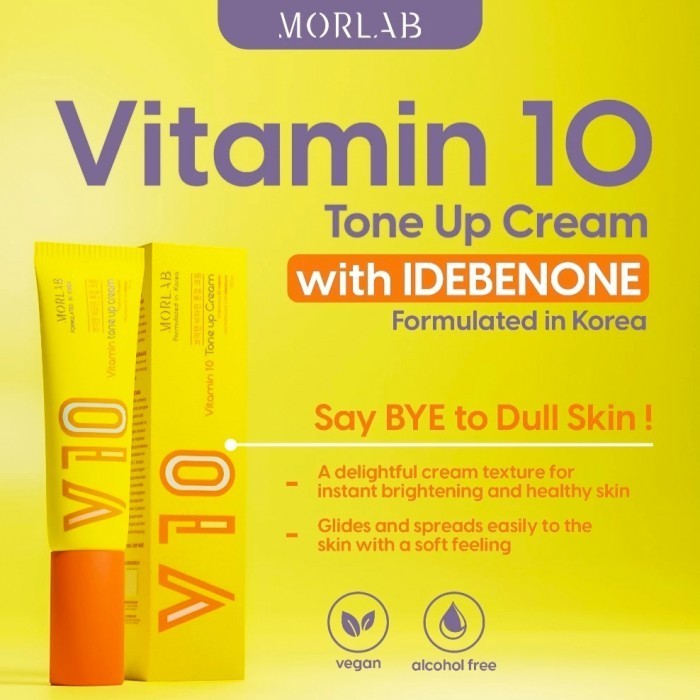V10 vitamin tone up cream with idebenonemorlab