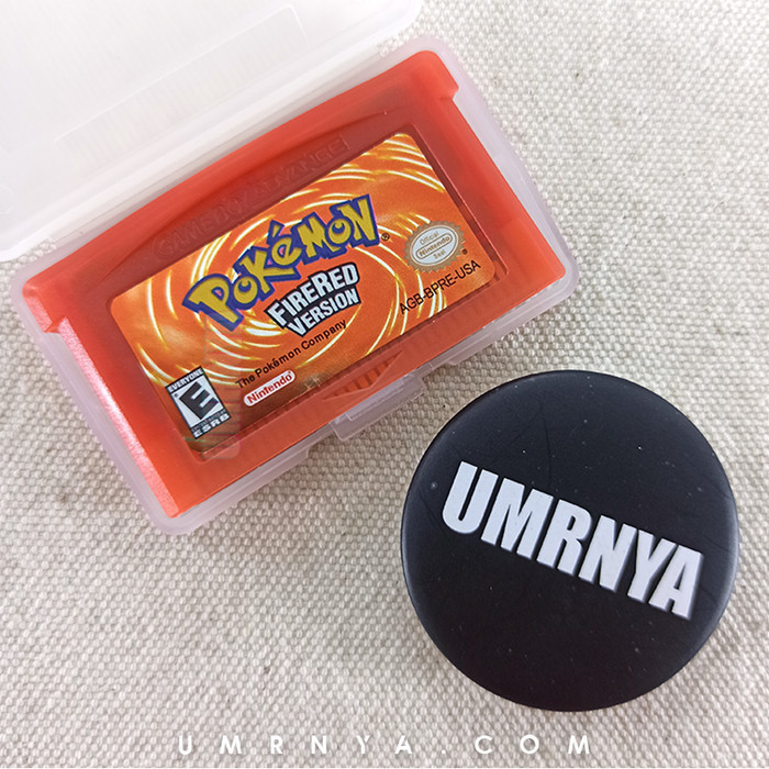 Kaset Pokemon Fire Red GBA NINTENDO GAMEBOY MICRO GBM SP CASE FireRed