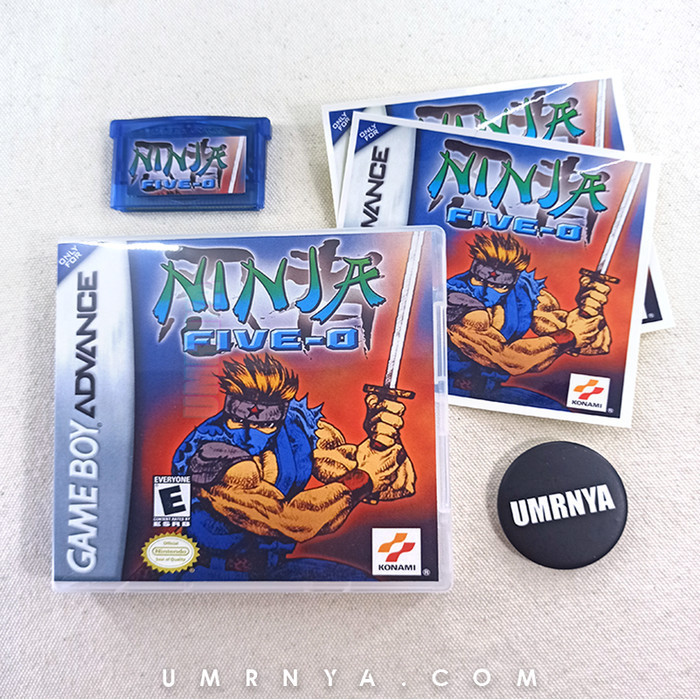 Kaset Judul Rare Nintendo Ninja Five-O Five 0 o Gameboy GBA SP