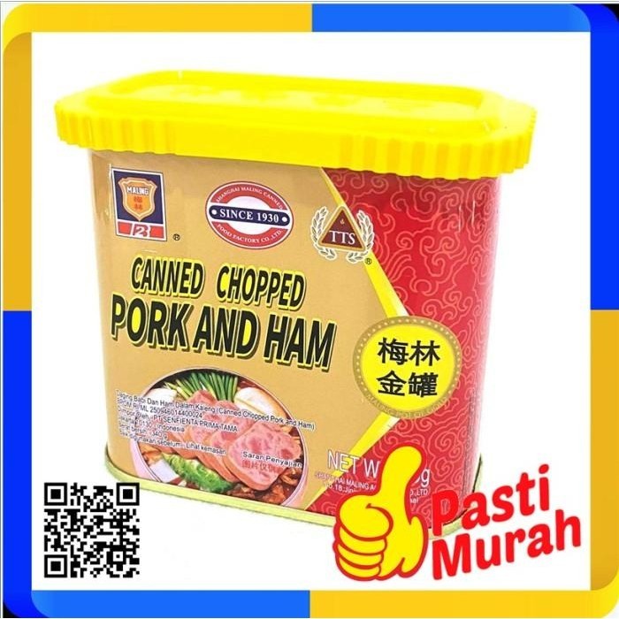 

MALING TTS CANNED CHOPPED PORK AND HAM 340G DAGING HAM KALENGAN HAM KALENG KOTAK MA LING KOTAK Kualitas Terbaik