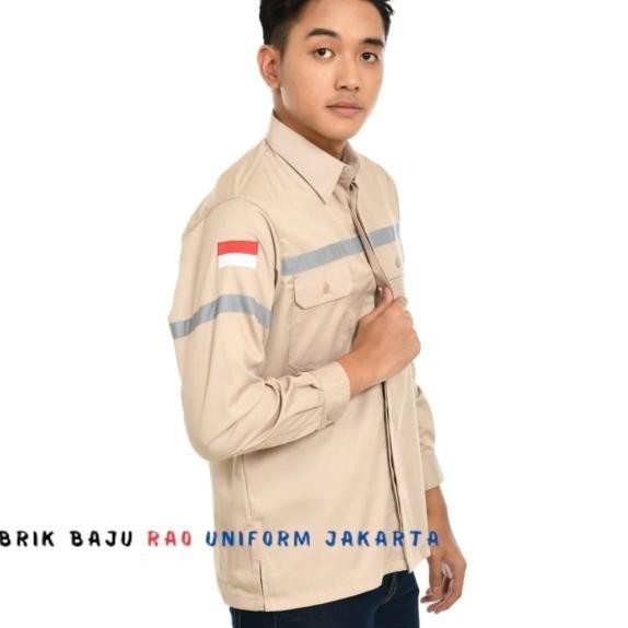 Baju Kerja Custom Bordir/Wearpa /Seragam Kerja Lapangan Proyek