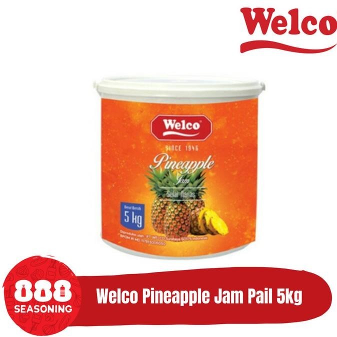 

Welco Pineapple Jam (Selai Nanas) 5Kg