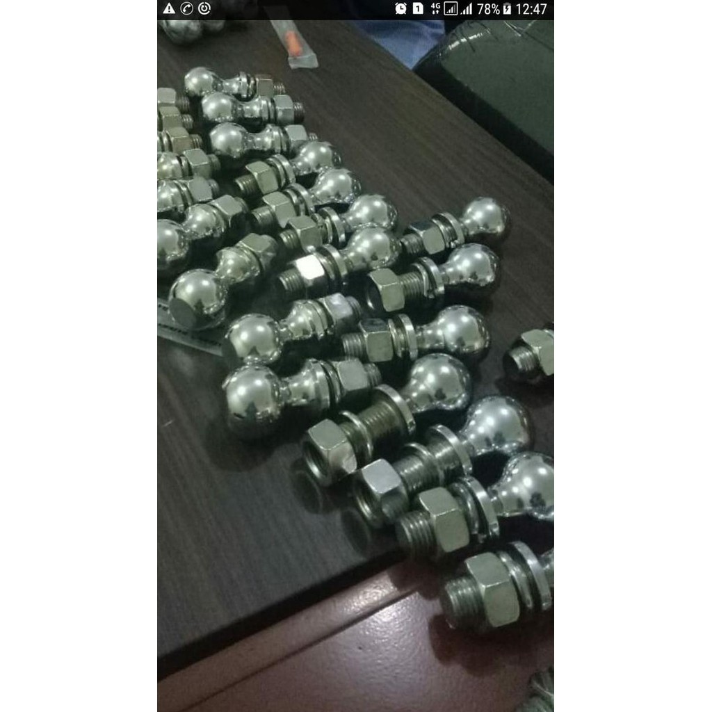 Towing Derek Mobil.Bola Derekan Mobil Croom Nikel Original