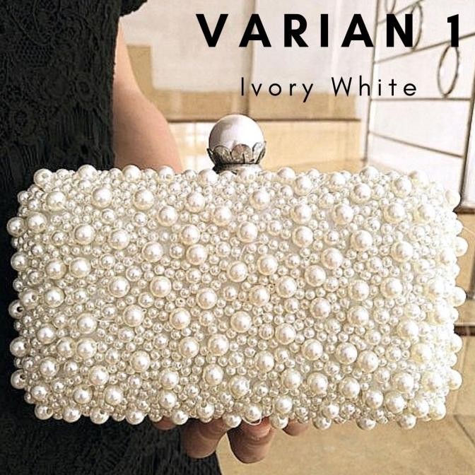 Tas Pesta Kondangan Wanita Mutiara Pearl Elegan Mewah Import 282700