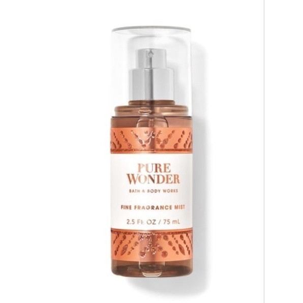 BBW FRAGRANCE MIST TRAVEL SIZE - PURE WONDER