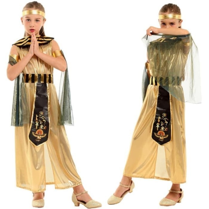 Kostum Cleopatra Costume Cleopatra Costum Mesir Costum Halloween Anak