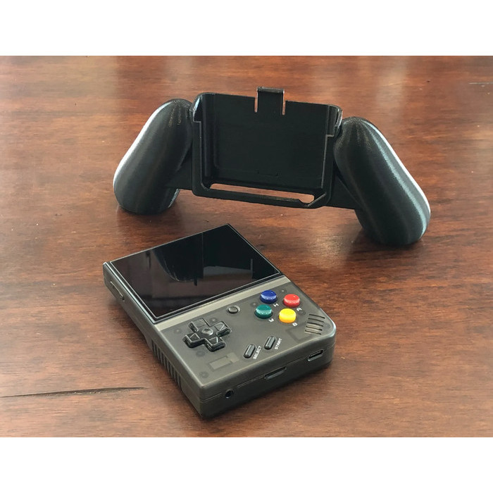 miyoo mini plus + grip handheld game system.