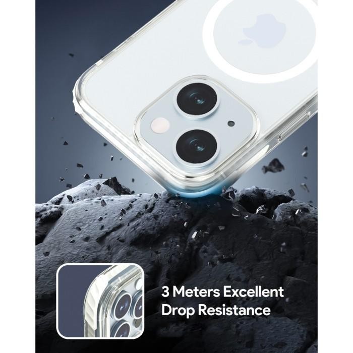 Aukey Iphone 15 Series Premium Protection Clear Case With Magsafe