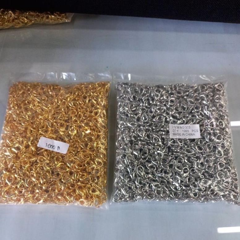 

Terbaru Kokot Udang 14Mm 16Mm Silver Gold Besar Kecil Per Pak Isi 1000 Terlaris