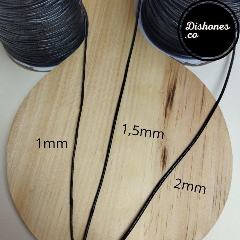 

Jpf-1015 (Per Roll) Tali Korea Hitam 1Mm 1.5Mm 2Mm / Tali Korea Anti Karat / Tali Korea Anti Air / Tali Gelang Meronce Kekinian