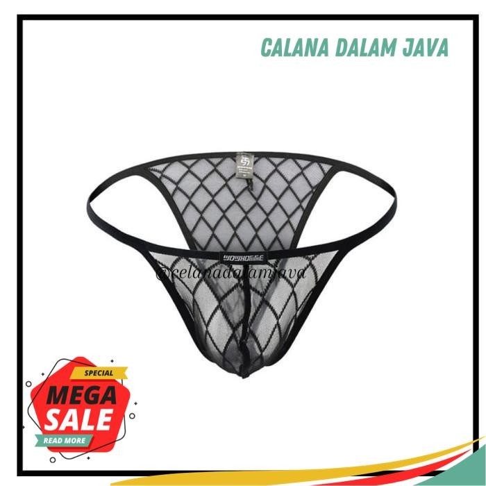 CELANA DALAM PRIA, THONG PRIA TRANSPARAN, TANGA PRIA TRANSPARAN  TERMURAH 