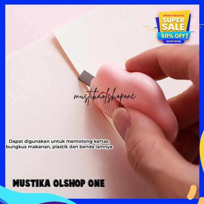 

CUTTER MINI PORTABLE PISAU KECIL BENTUK AWAN AKSESORIS MX1062 LEBIH HEMAT!!!