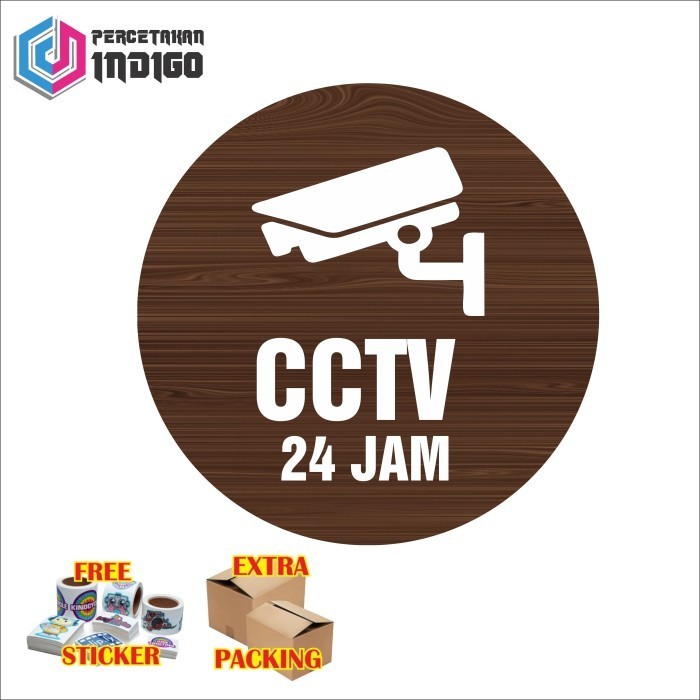 

Terlaris papan tanda sign board bulat cctv 24 jam type b Elegan
