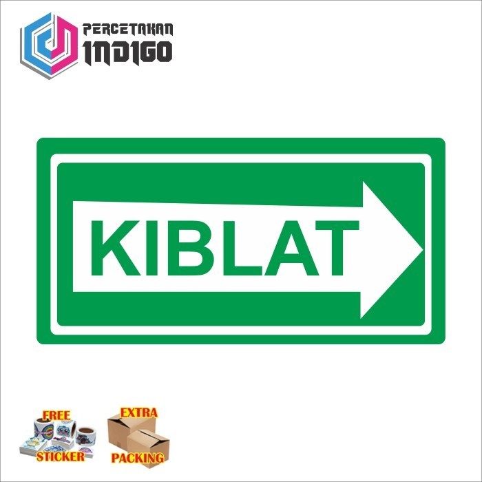 Promo sign papan akrilik acrylic kiblat Keren