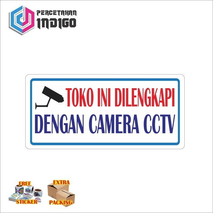 

Promo sign papan akrilik acrylic toko ini dilengkapi dengan camera cctv Elegan