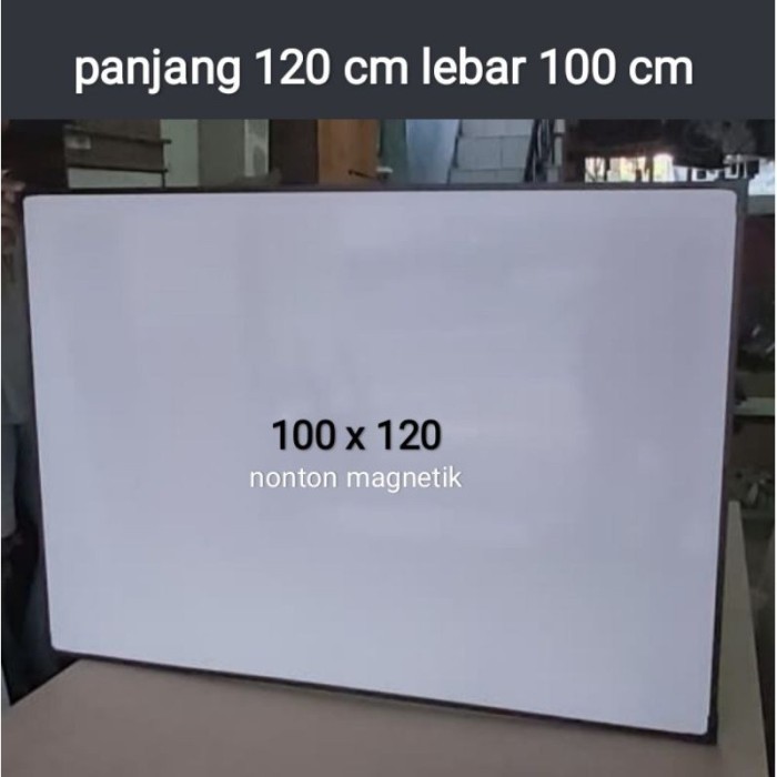 

whiteboard papan tulis 100 x 120 cm