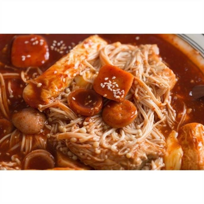 

Tteokbokki Toppoki Topoki Jamur Enoki Gochujang instan Halal (Enoking SS99