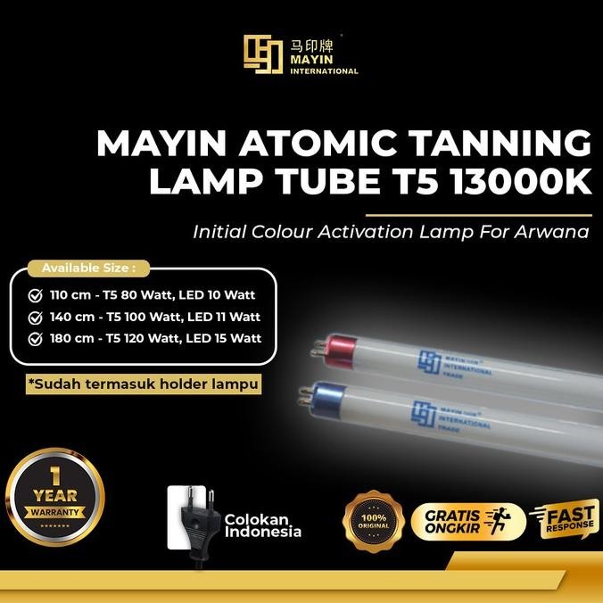 MAYIN Atomic Tanning Lamp Tube T5 flourescent 13000k Ikan Arowana