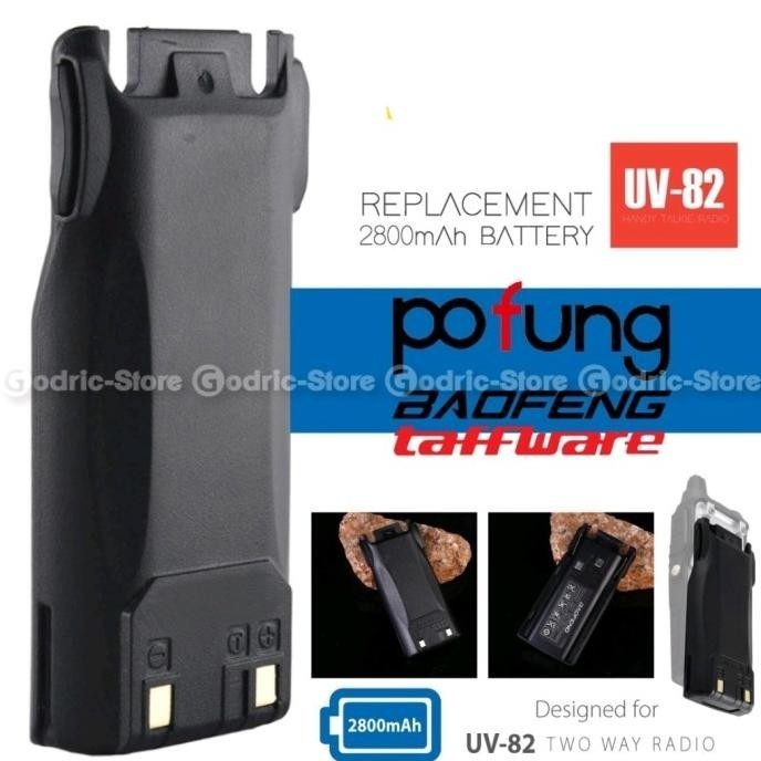 Baterai Batre Batrai Batery Batere Baterei Pxton Baofeng Ht Uv82 Uv-82