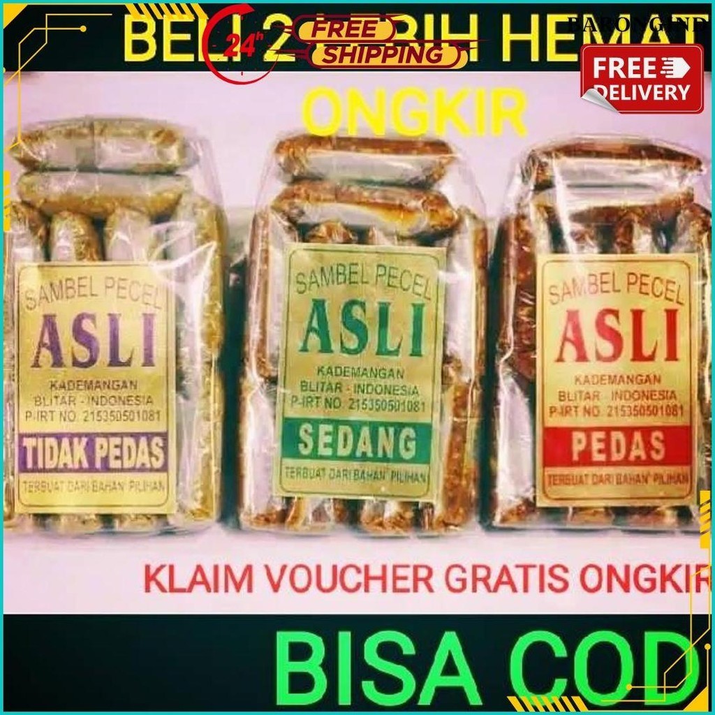 

Sambel Pecel Asli Blitar / Sambal Pecel Asli 450 Gram Gratis Ongkir