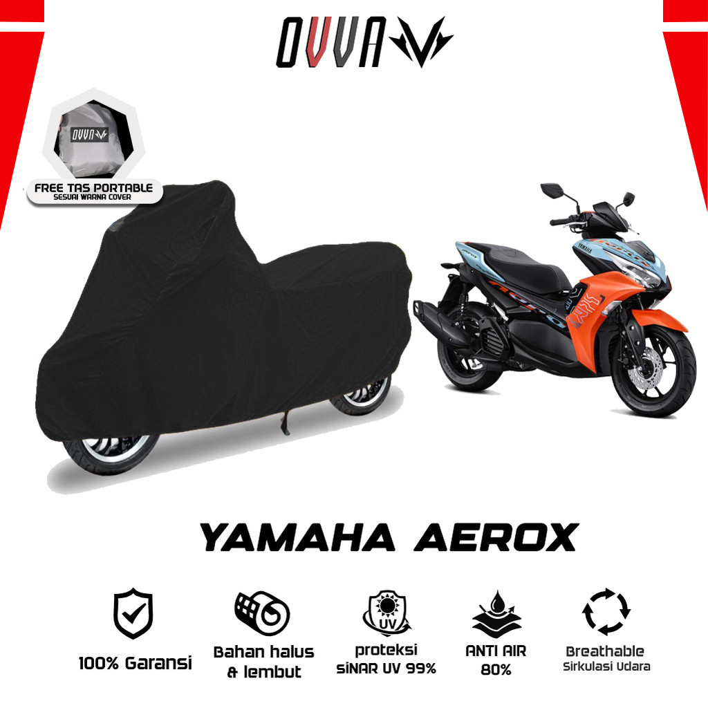 Cover Motor Yamaha Aerox / Sarung Motor Aerox / Selimut Aerox / Pelindung Motor Yamaha Aerox