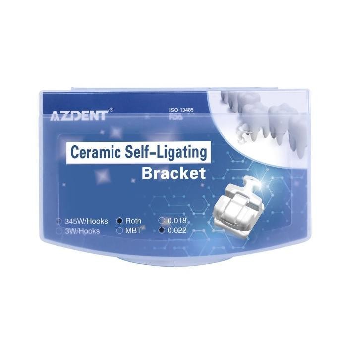 Behel Damon Clear Self-ligating Ceramic Bracket Behel Bening AZDENT