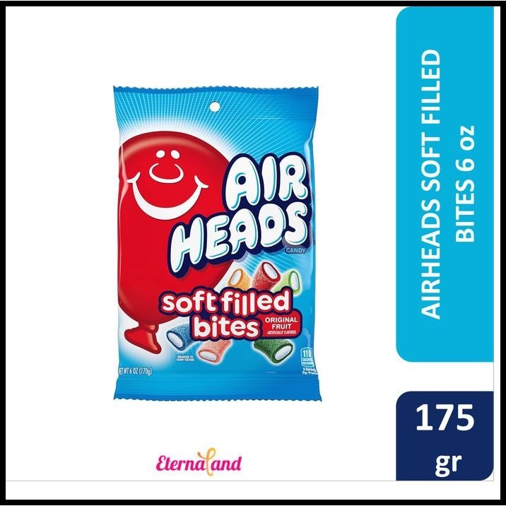 

Airheads Soft Filled Bites Candy - Permen Airheads Impor Usa