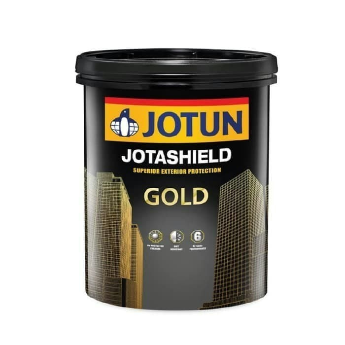 Jotun Jotashield Exterior Gold 1L (Premium Quality) / Cat Tembok Emas