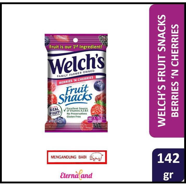 

Welch'S Fruit Snacks - Permen Rasa Buah Impor Usa (Non Halal)