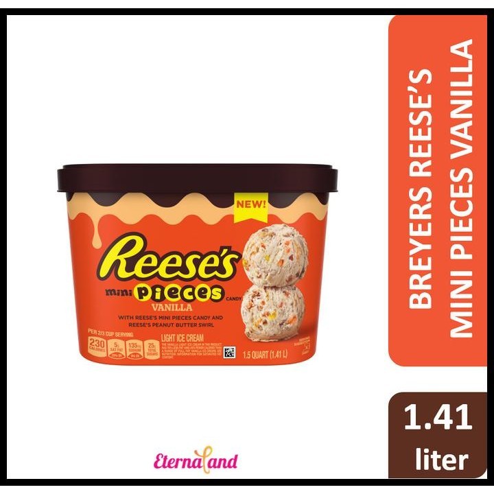 

Breyers Reese'S Ice Cream 1.5 Quart - Es Krim Impor Usa