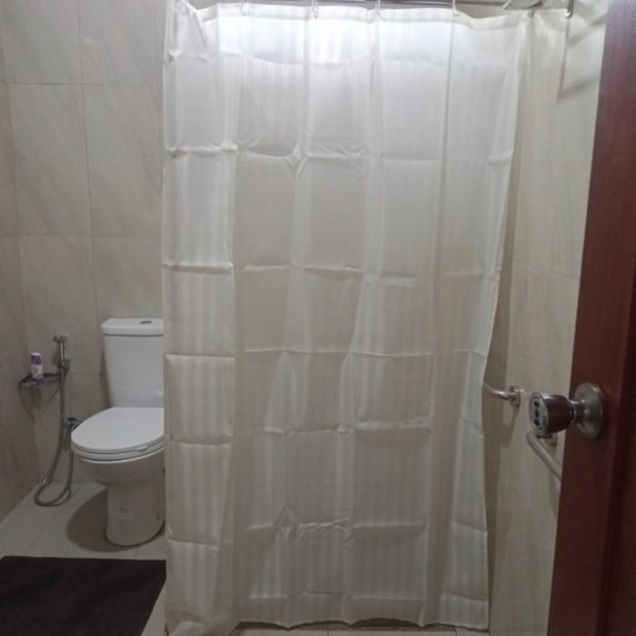 Tirai Kamar Mandi Shower Curtain Hordeng Kamar Mandi 200X200 Cm