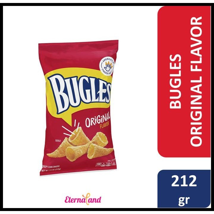 

Bugles Crispy Corn Snacks - Snack Jagung Aneka Rasa Impor Usa