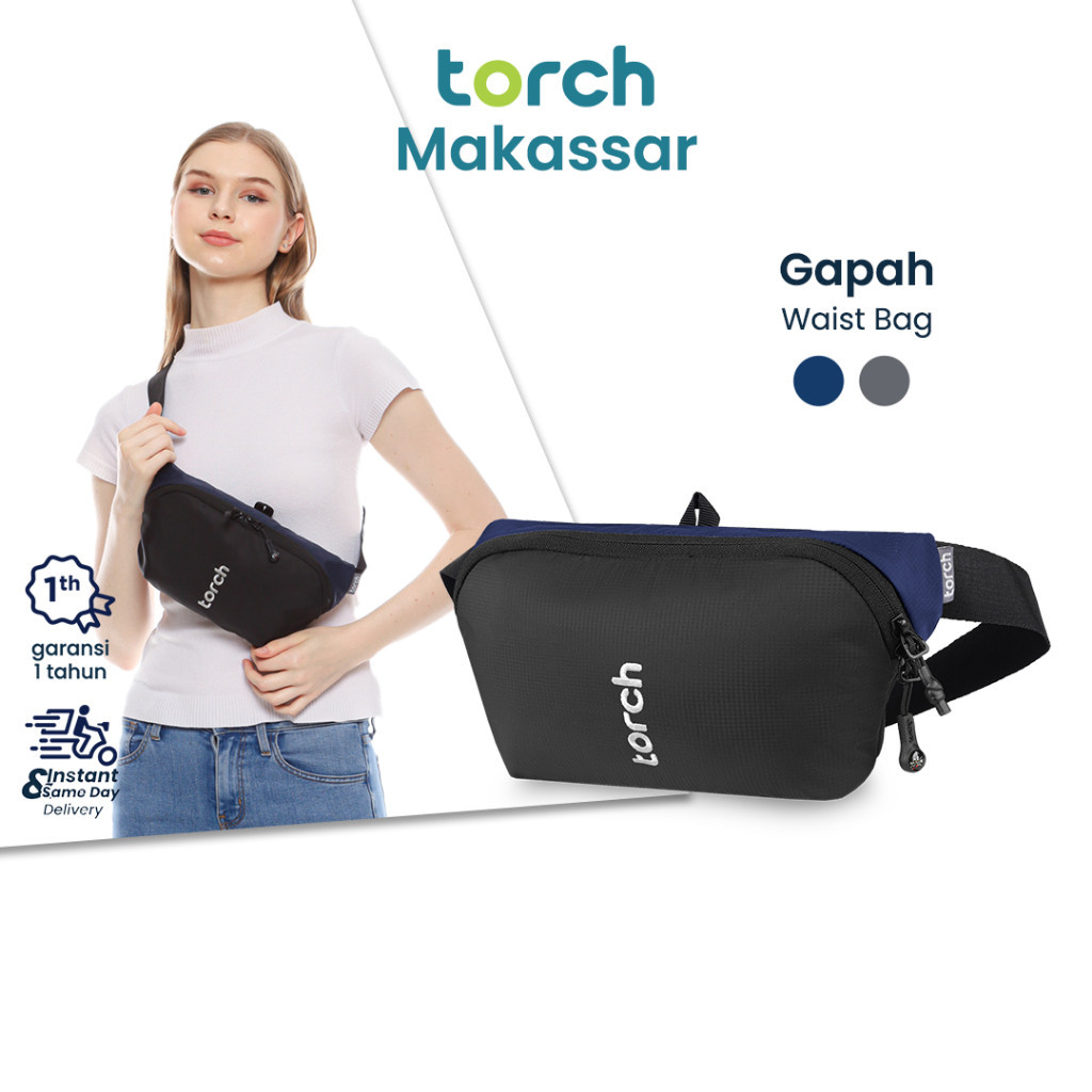 TORCH Gapah Tas Pinggang Pria Wanita Waterproof