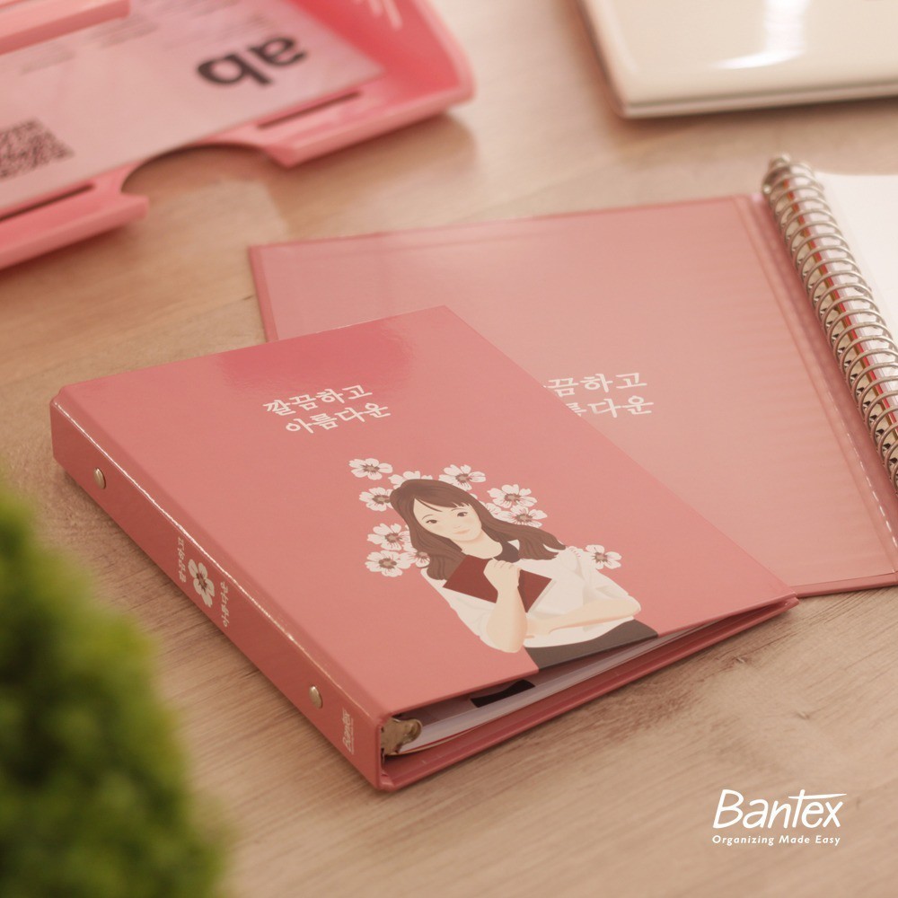 

[Pelangi Stationery] Bantex Multiring Binder B5 Femme 26 Ring 25mm - 1328 45