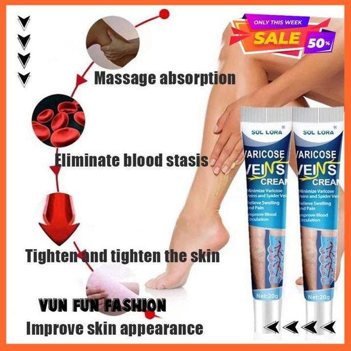 VARICOSE VEINS CREAM OBAT SALEP PENGHILANG PERAWATAN KOYO VARISES KELAMIN PRODUK PILIHAN BY VUNFUNFA