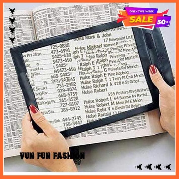 

KACA PEMBESAR UNTUK BACA BUKU BENTUK CARD 3X PVC FLEXIBLE UKURAN A4/A6 UNTUK MEMBACA PORTABLE KUALITAS PRODUK TERBAIK BY VUNFUNFASHION