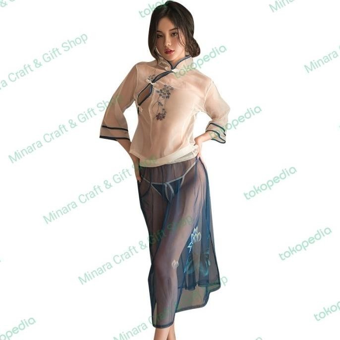 Terlaris Baju Lingerie Sexy Dewasa Model Hanfu Baju Tidur Wanita Setelan Kostum