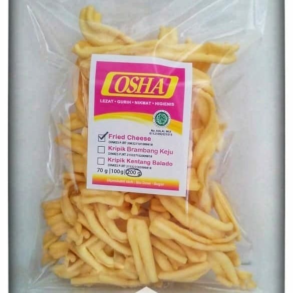 

TERBATAS Cemilan Enak Murah Keju Goreng Osha Snack 250gr