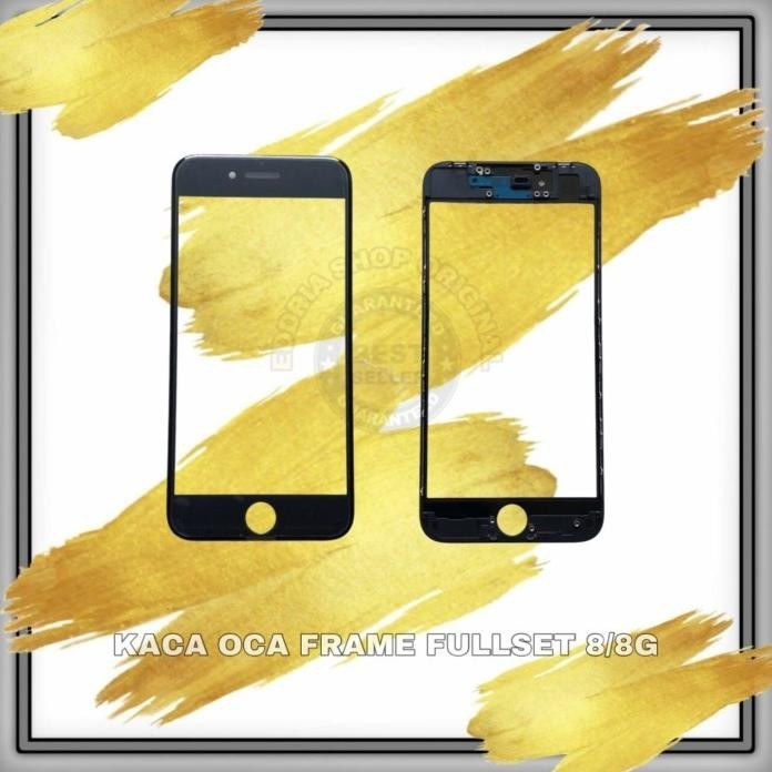 KACA + OCA / KACA LCD IPHONE 8 / 8G /SE 2020 FULLSET FRAME ORIGINAL