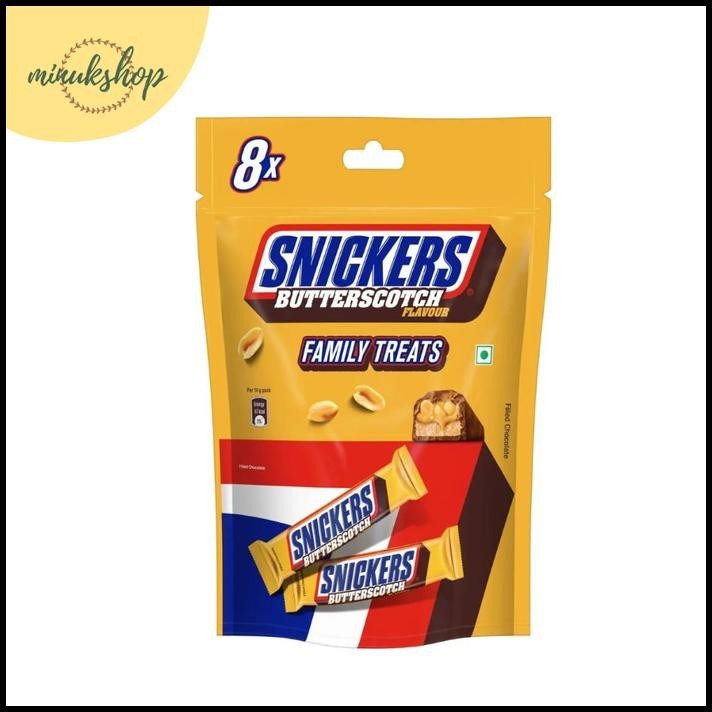 

Snickers Butterscotch Bar Multipack Snack Import 8X