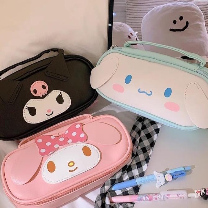 

Tas Tenteng / Kotak Pensil / Tas Cinnamoroll Kuromi Melody Import