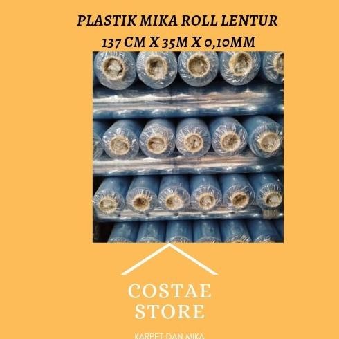 

mika plastik bening/lemas/per roll/murah/0.10 mm