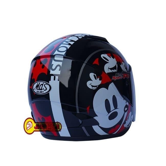 Helm/Helm Anak/Helm Mds/Helm Mds Anak Dance Black Red