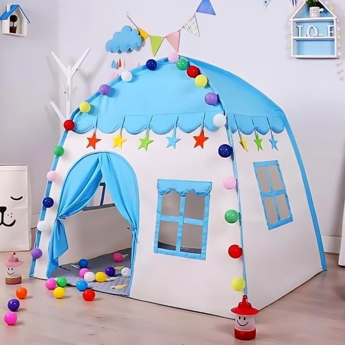 Mainan Tenda Anak Jumbo Murah Kemah Camping Castle Rumah Rumahan HFS