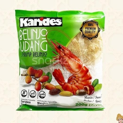 

Emping Udang Manis Karides/ Belinjo Udang Manis Karides